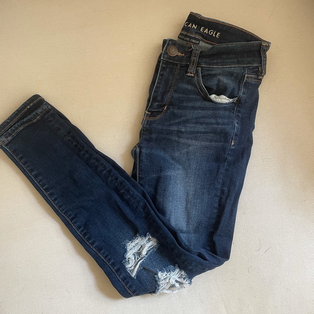 American Eagle low rise skinny